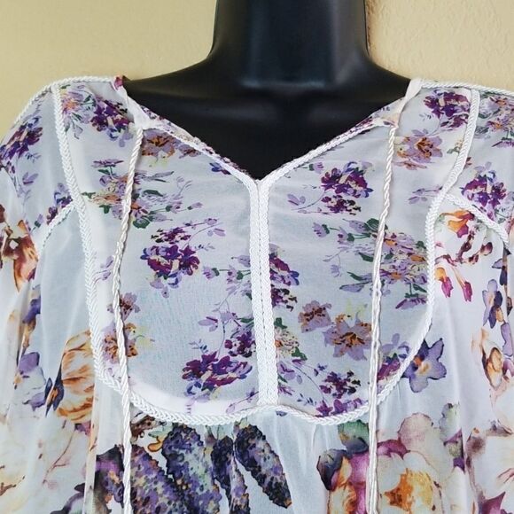 iJeans by Buffalo Sheer Boho Top - Picture 2 of 7